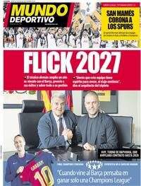 Portada periódico Mundo Deportivo