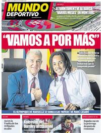 Portada Mundo Deportivo 2025-08-22