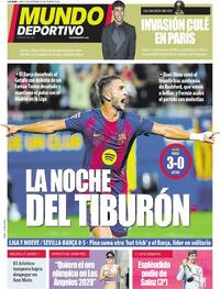 Portada Mundo Deportivo 2025-09-22