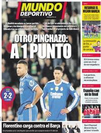Portada Mundo Deportivo 2025-11-24