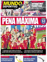 Portada Mundo Deportivo 2025-07-28