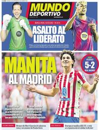 Portada Mundo Deportivo 2025-09-28