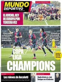Portada periódico Mundo Deportivo