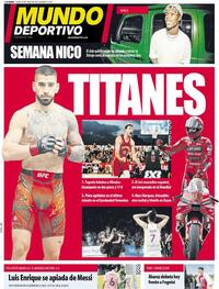 Portada periódico Mundo Deportivo