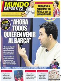Portada Mundo Deportivo 2025-09-30
