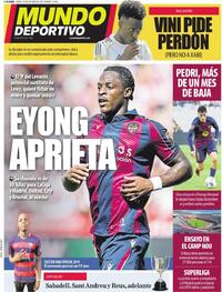 Portada Mundo Deportivo 2025-10-30