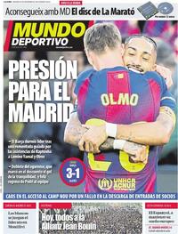 Portada periódico Mundo Deportivo