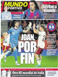 Portada Mundo Deportivo 2026-04-01
