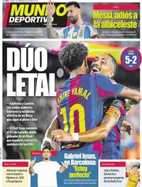Portada periódico Mundo Deportivo
