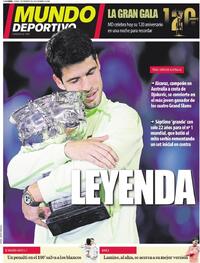 Portada Mundo Deportivo 2026-02-02