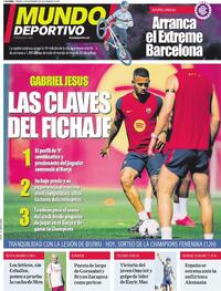 Portada Mundo Deportivo 2026-09-04