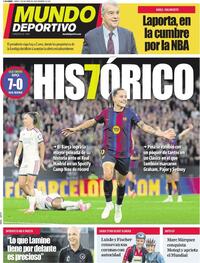 Portada Mundo Deportivo 2026-10-05