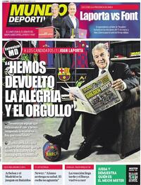 Portada Mundo Deportivo 2026-03-06