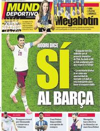Portada periódico Mundo Deportivo
