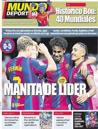Portada Mundo Deportivo 2026-09-07
