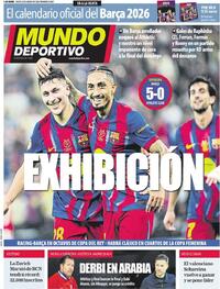Portada Mundo Deportivo 2026-01-08