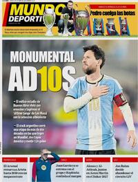 Portada Mundo Deportivo 2026-10-08