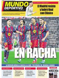 Portada Mundo Deportivo 2026-01-09