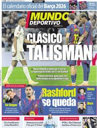 Portada Mundo Deportivo 2026-01-10