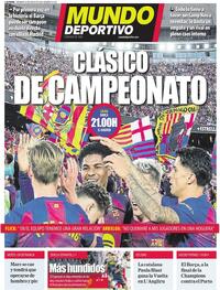 Portada Mundo Deportivo 2026-05-10