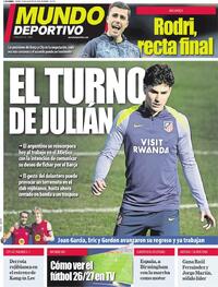 Portada Mundo Deportivo 2026-08-10