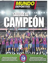 Portada Mundo Deportivo 2026-05-11