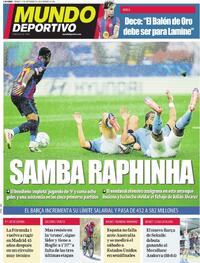 Portada Mundo Deportivo 2026-09-11