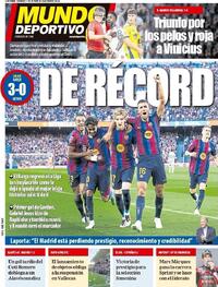 Portada Mundo Deportivo 2026-10-11