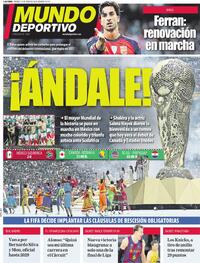Portada Mundo Deportivo 2026-06-12