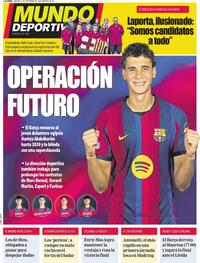 Portada Mundo Deportivo 2026-09-12