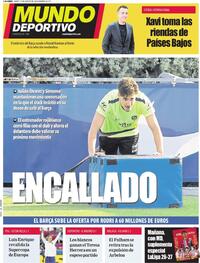 Portada Mundo Deportivo 2026-08-13