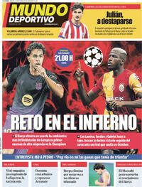 Portada Mundo Deportivo 2026-10-13