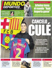 Portada Mundo Deportivo 2026-01-14