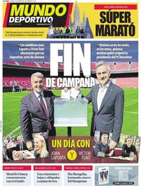 Portada Mundo Deportivo 2026-03-14
