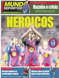 Portada Mundo Deportivo 2026-04-15