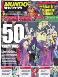 Portada Mundo Deportivo 2026-06-15