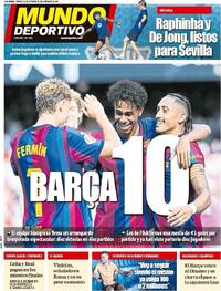 Portada periódico Mundo Deportivo
