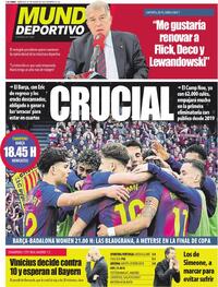 Portada Mundo Deportivo 2026-03-18