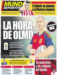 Portada periódico Mundo Deportivo