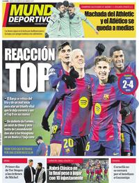 Portada Mundo Deportivo 2026-01-22