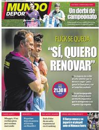 Portada Mundo Deportivo 2026-04-22