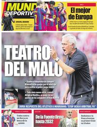 Portada Mundo Deportivo 2026-09-22