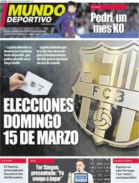Portada Mundo Deportivo 2026-01-23