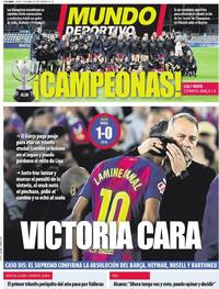 Portada Mundo Deportivo 2026-04-23