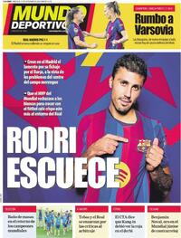 Portada Mundo Deportivo 2026-09-23