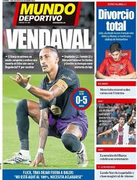 Portada Mundo Deportivo 2026-08-24
