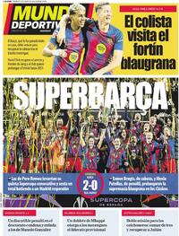 Portada Mundo Deportivo 2026-01-25