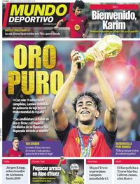 Portada Mundo Deportivo 2026-07-25