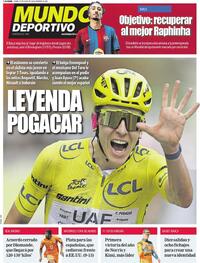 Portada Mundo Deportivo 2026-07-27