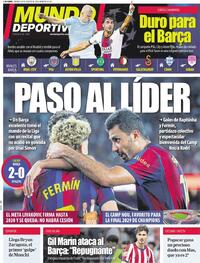 Portada Mundo Deportivo 2026-08-28